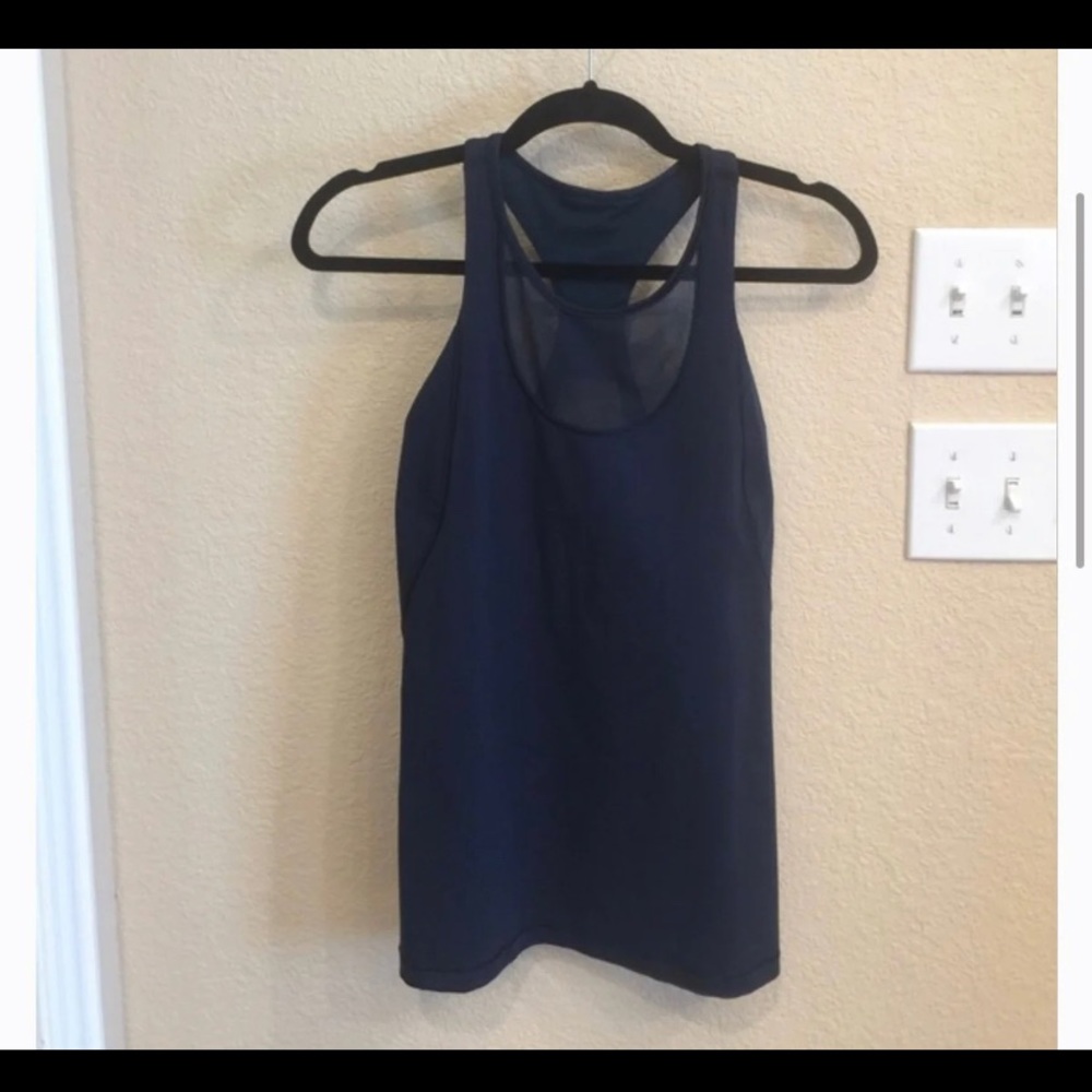 lululemon navy blue tank top
